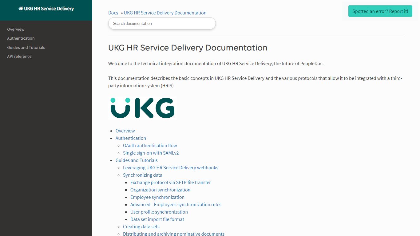 UKG HR Service Delivery Documentation — UKG HR Service ... - PeopleDoc